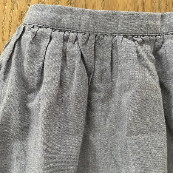 Gap girls' Chambray Eyelet Flippy Skirt - Picture 4 of 8